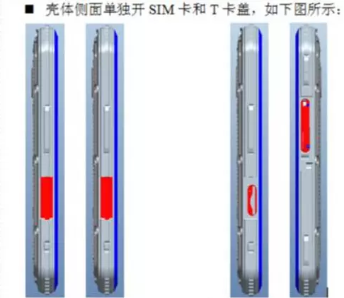 后殼背面單獨(dú)開SIM卡蓋